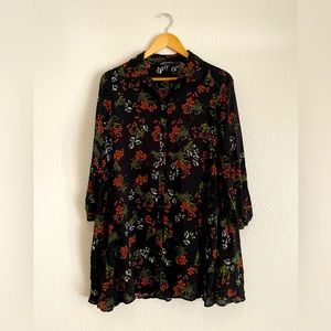 Zara Floral Dress, XS